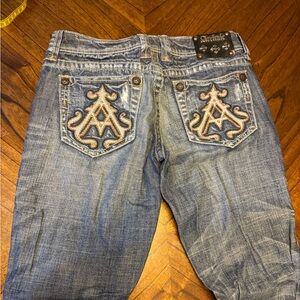 Archaic Blue Embroidered Women's Jeans